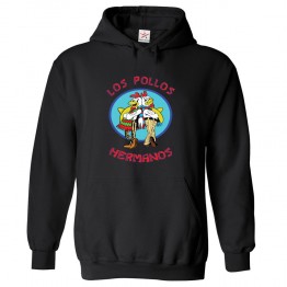 Los Pollos Hermanos Fast Food Chain Inspired Classic Unisex Kids and Adults Pullover Hoodie For TV Show Breaking Fans							 									 									